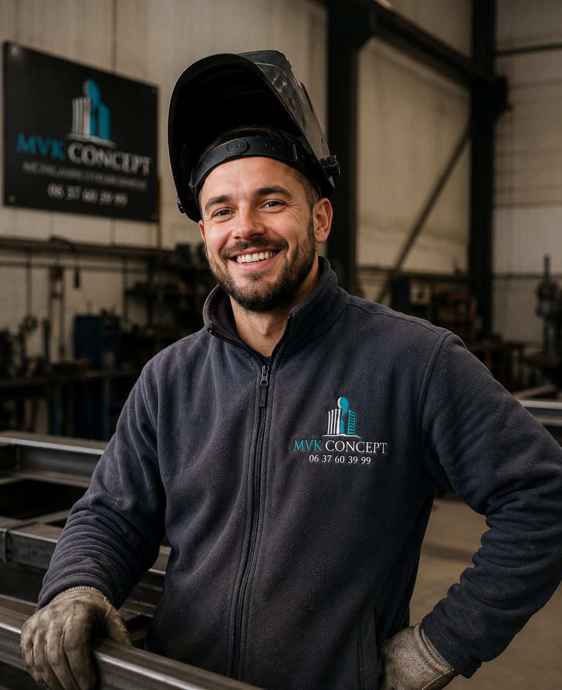 mvk concept travailleur chantier