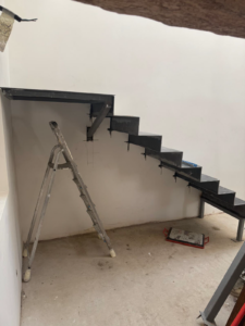 Réalisations avant escalier